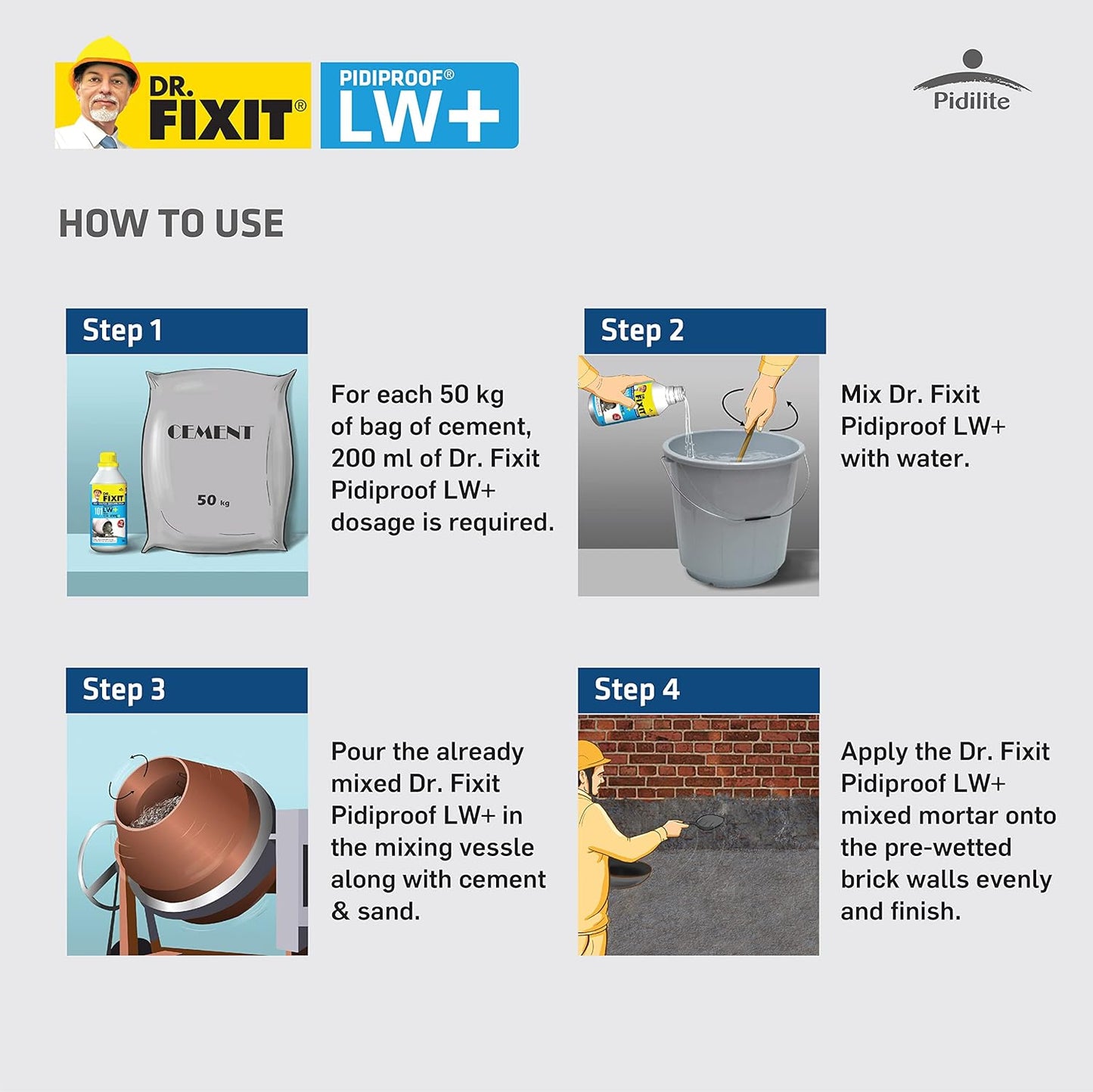 Dr Fixit 101 Pidiproof LW+